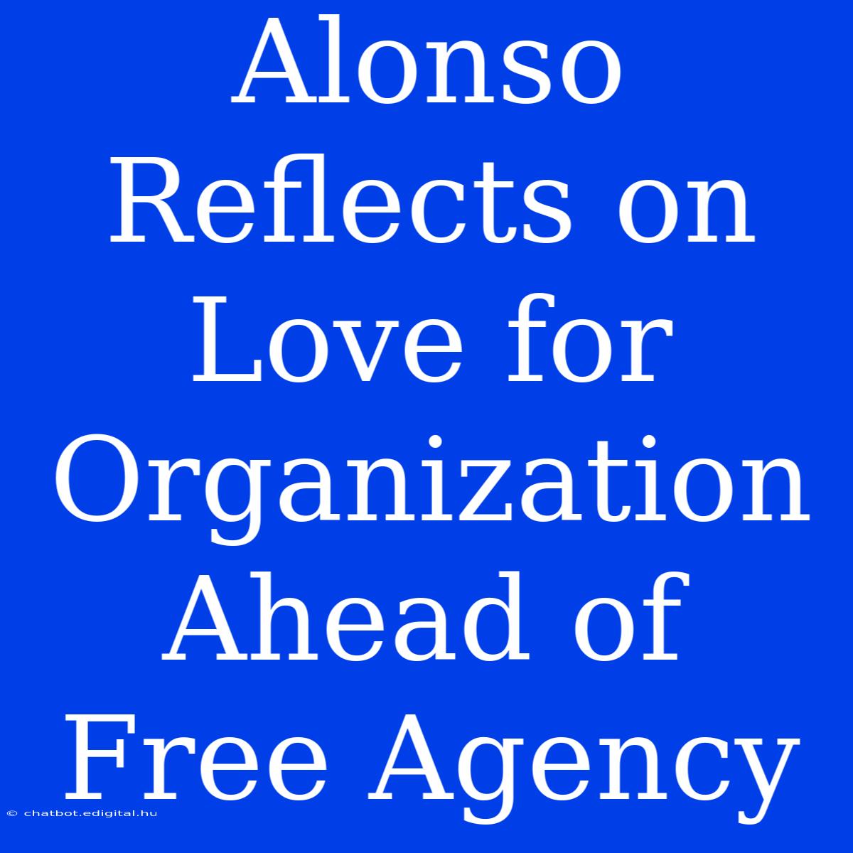 Alonso Reflects On Love For Organization Ahead Of Free Agency