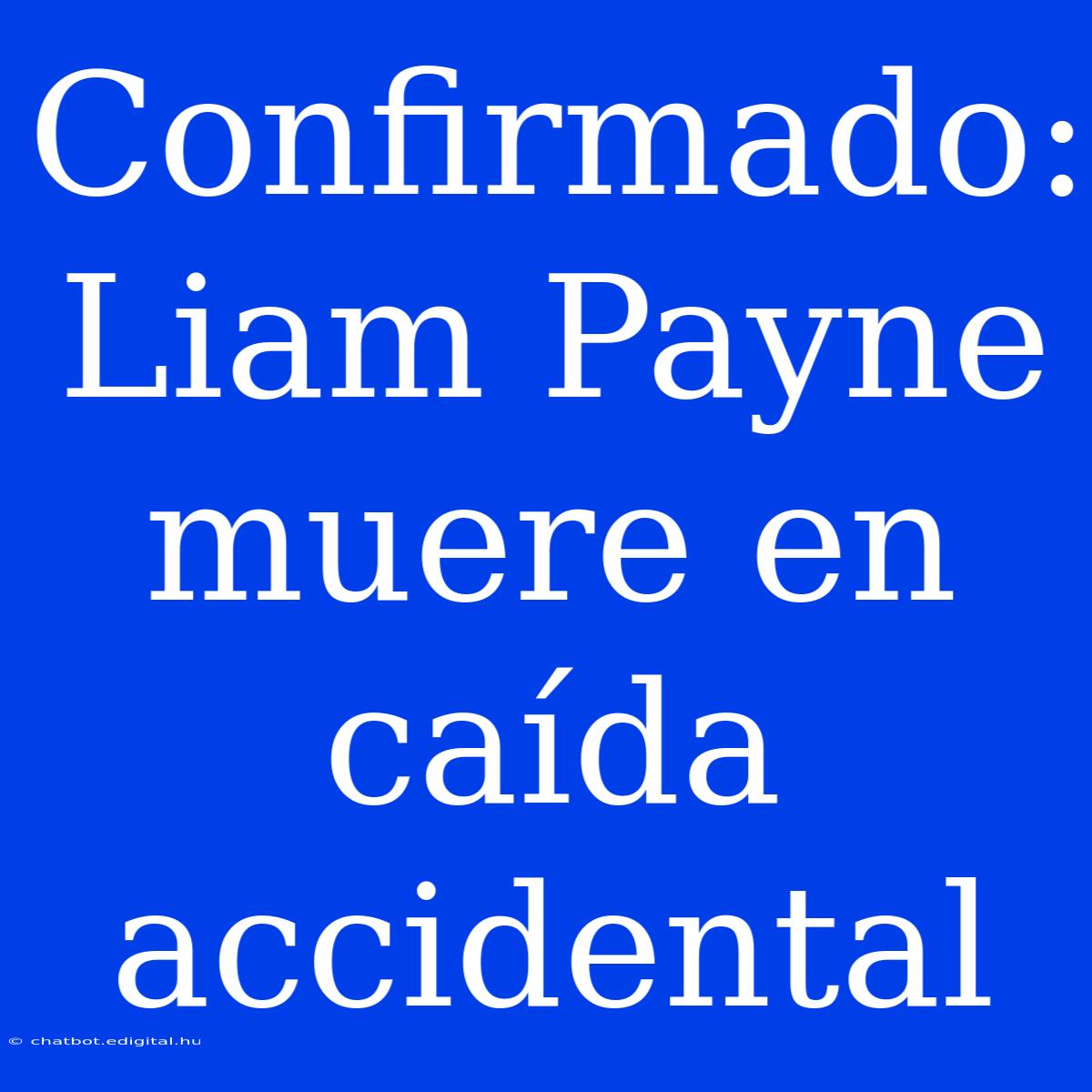 Confirmado: Liam Payne Muere En Caída Accidental