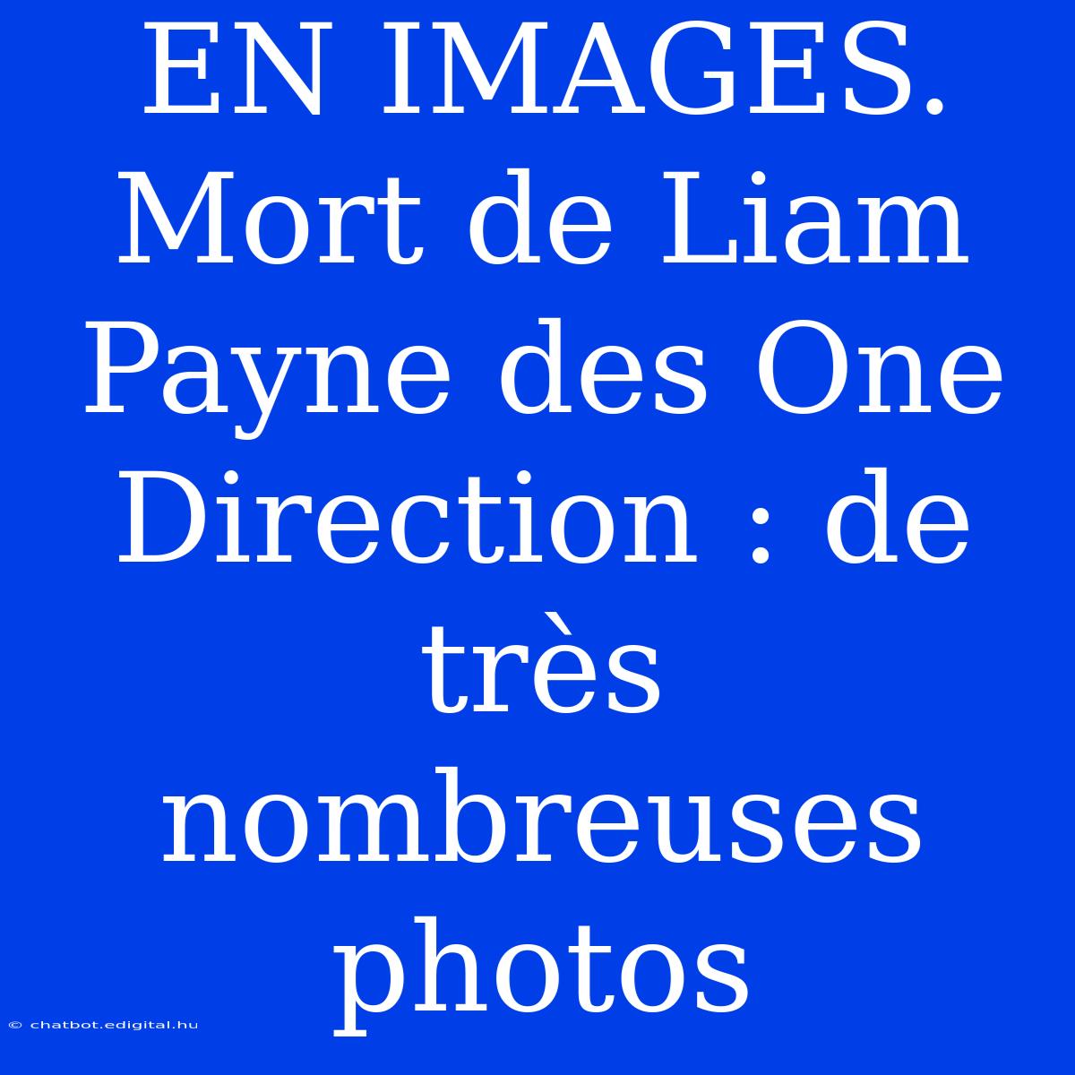 EN IMAGES. Mort De Liam Payne Des One Direction : De Très Nombreuses Photos