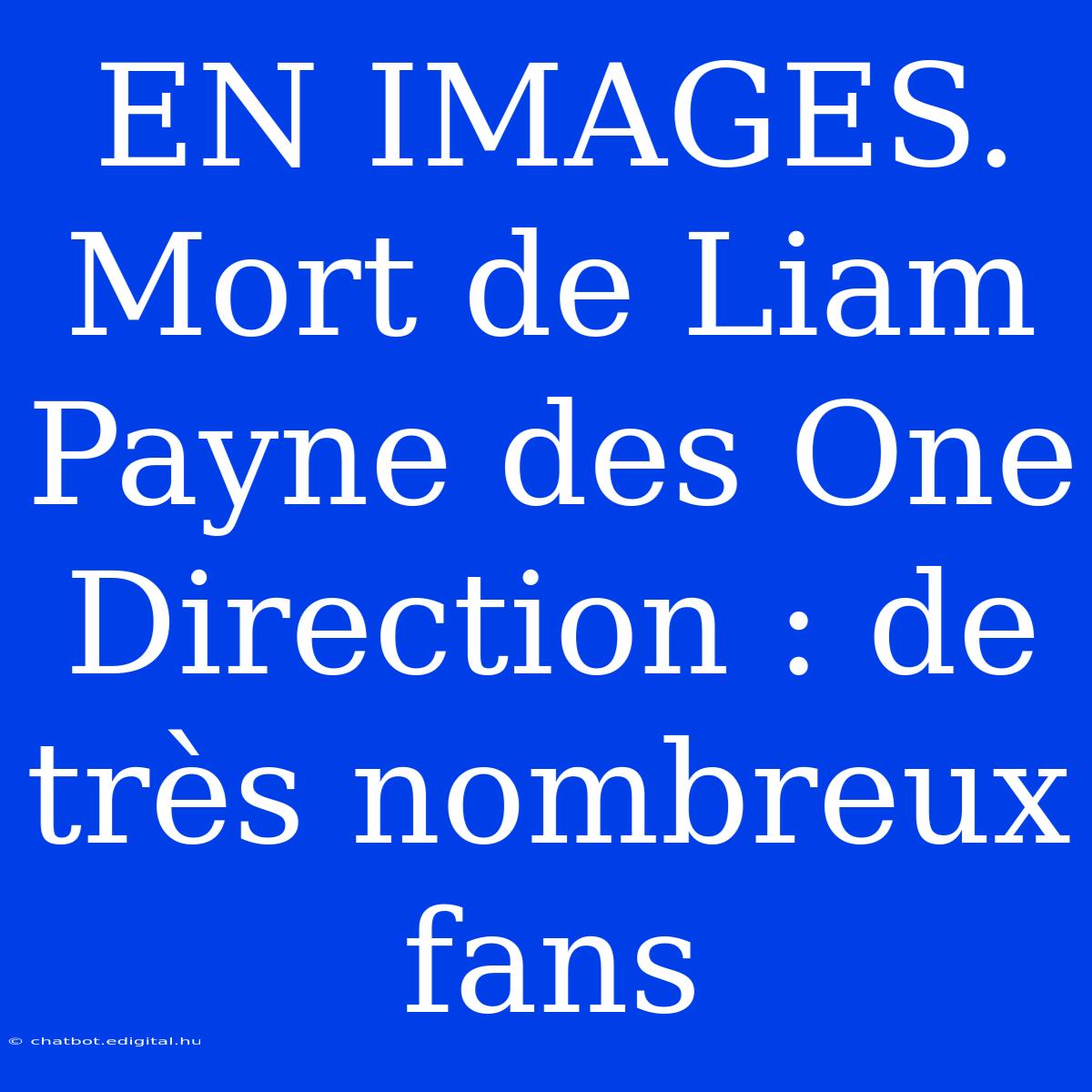 EN IMAGES. Mort De Liam Payne Des One Direction : De Très Nombreux Fans