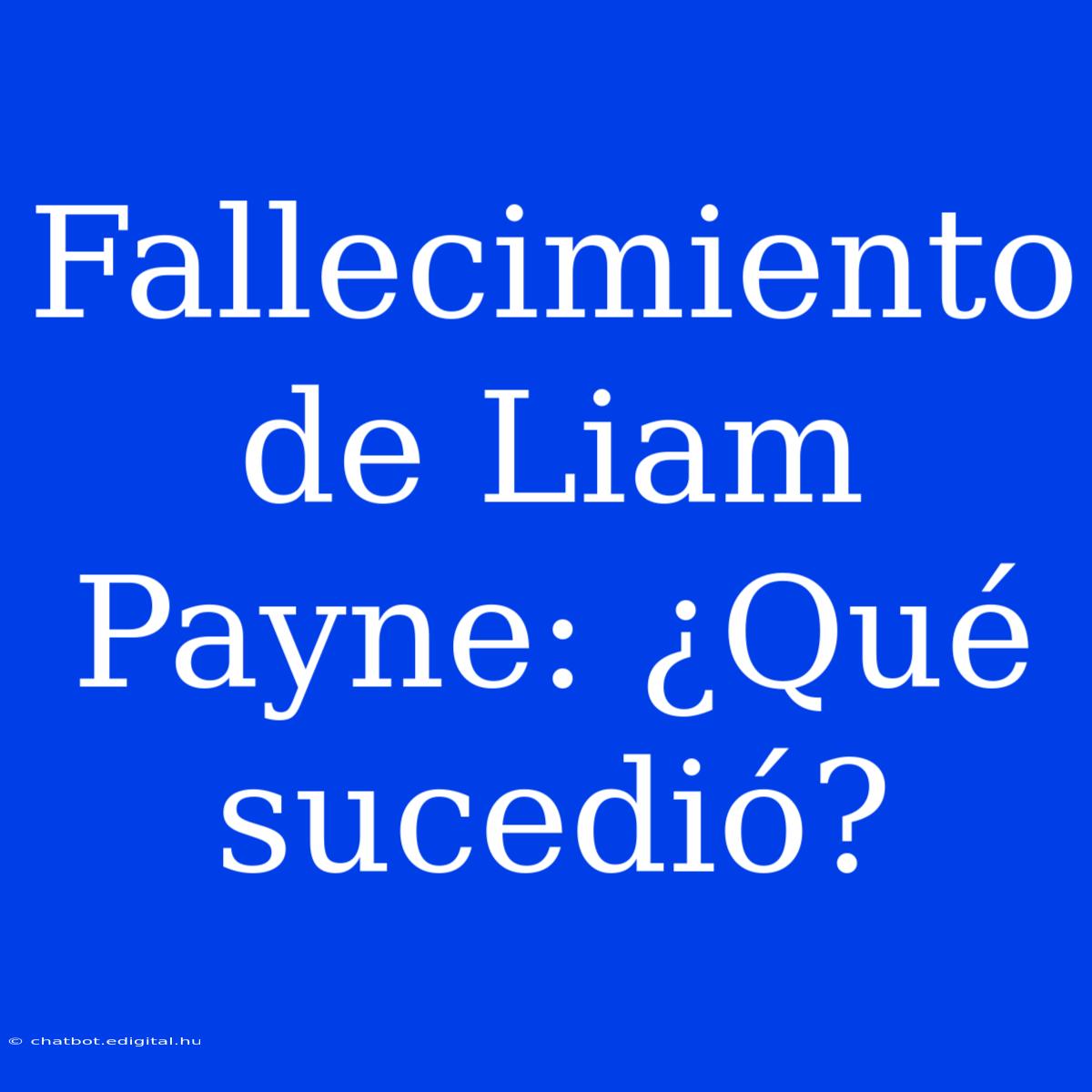 Fallecimiento De Liam Payne: ¿Qué Sucedió?