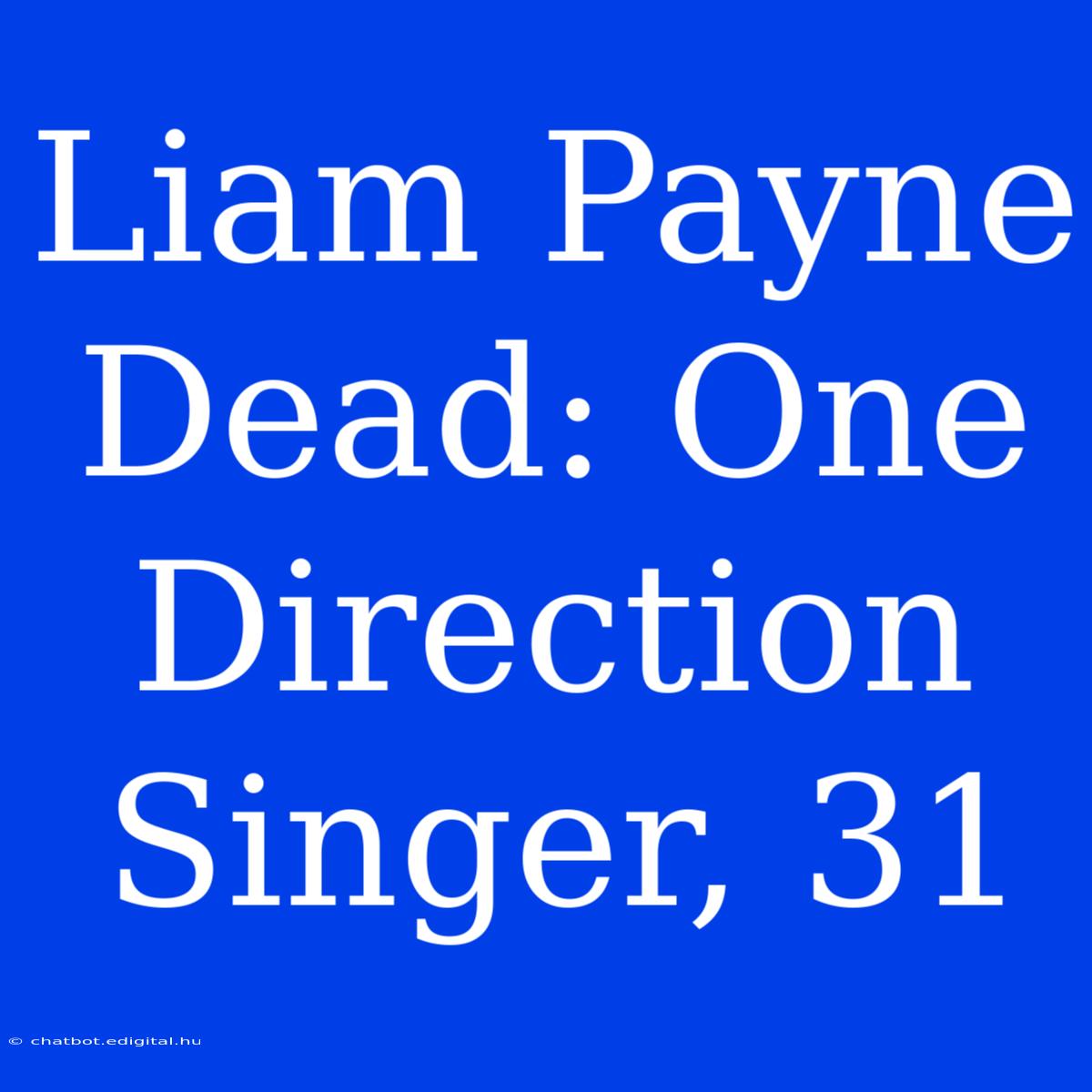 Liam Payne Dead: One Direction Singer, 31 