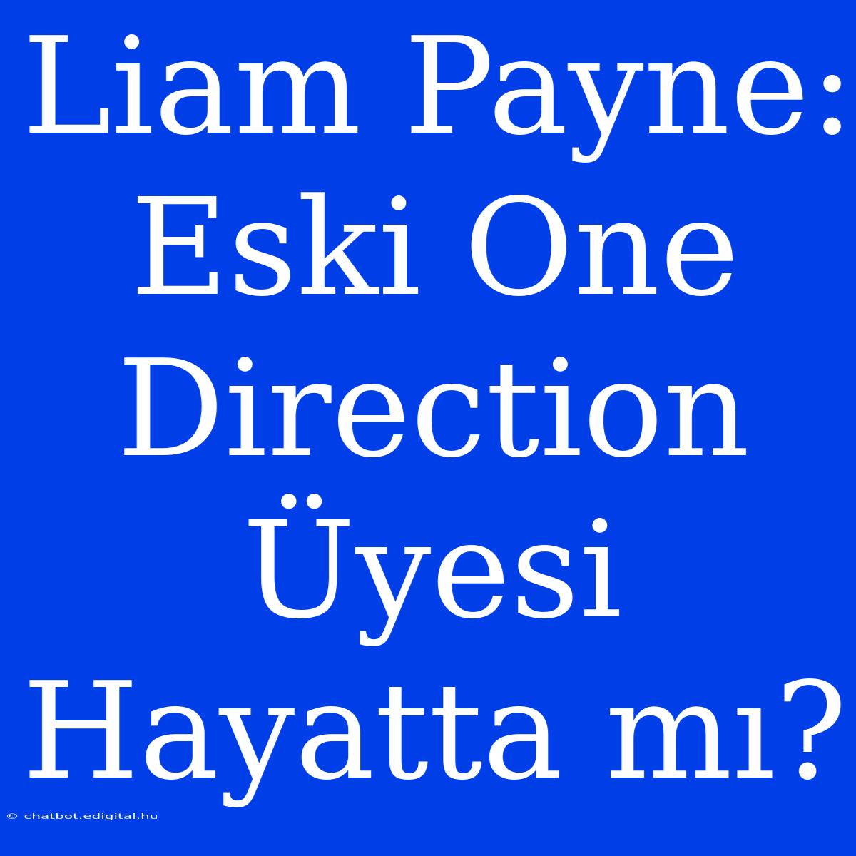 Liam Payne: Eski One Direction Üyesi Hayatta Mı?