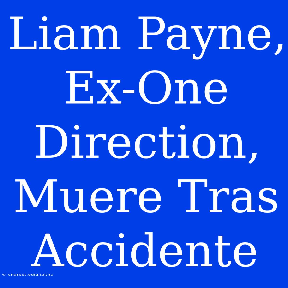 Liam Payne, Ex-One Direction, Muere Tras Accidente