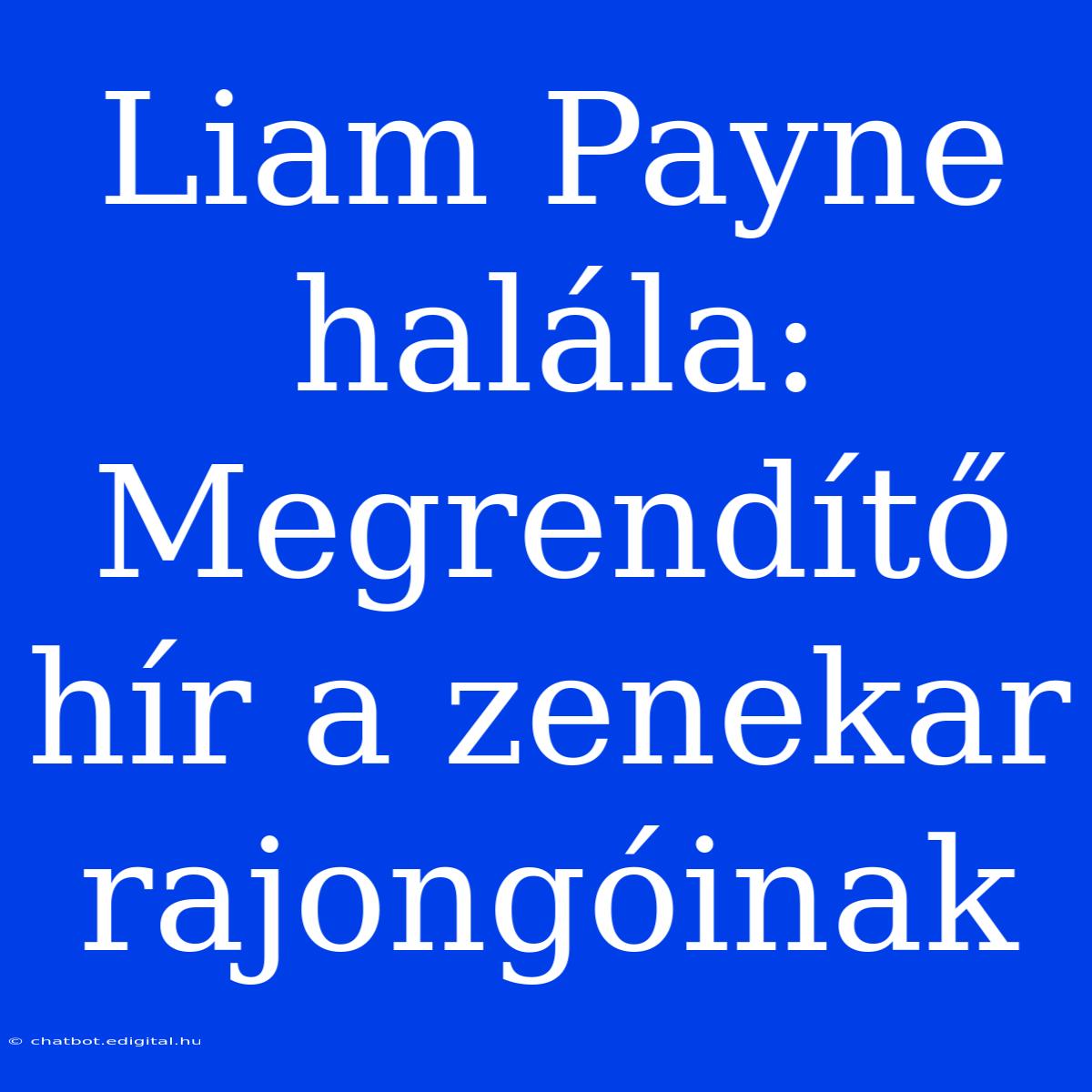 Liam Payne Halála: Megrendítő Hír A Zenekar Rajongóinak