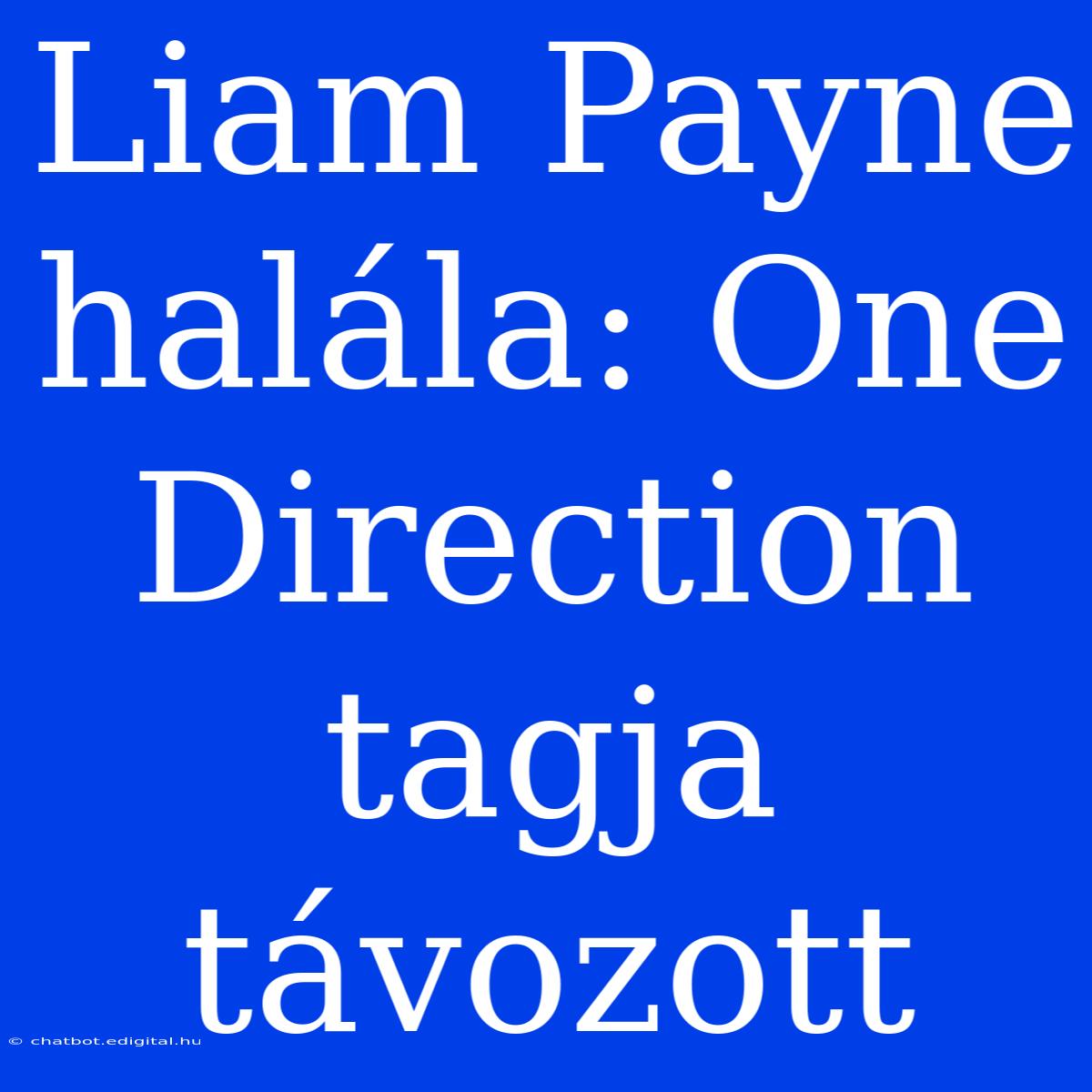 Liam Payne Halála: One Direction Tagja Távozott