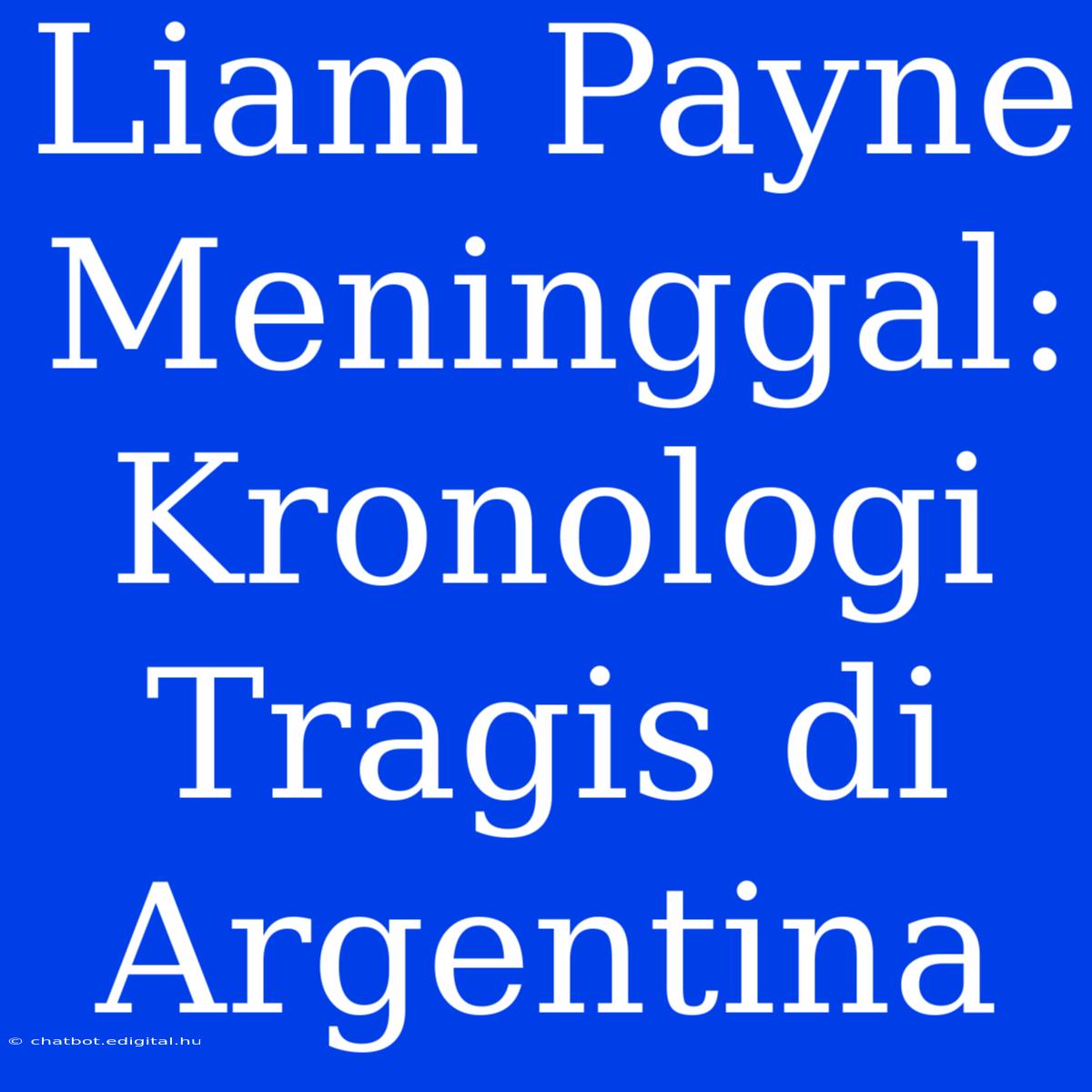 Liam Payne Meninggal: Kronologi Tragis Di Argentina