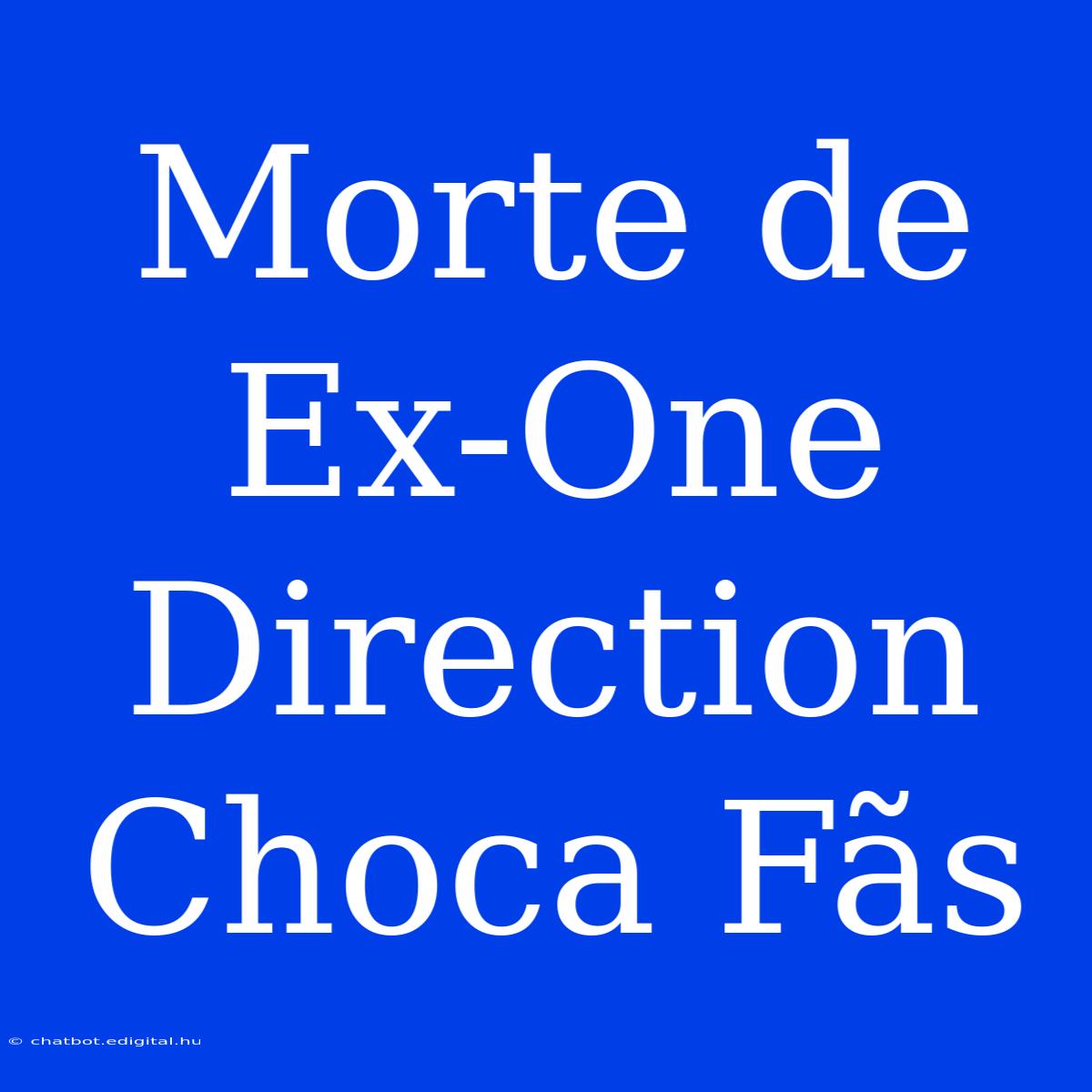 Morte De Ex-One Direction Choca Fãs