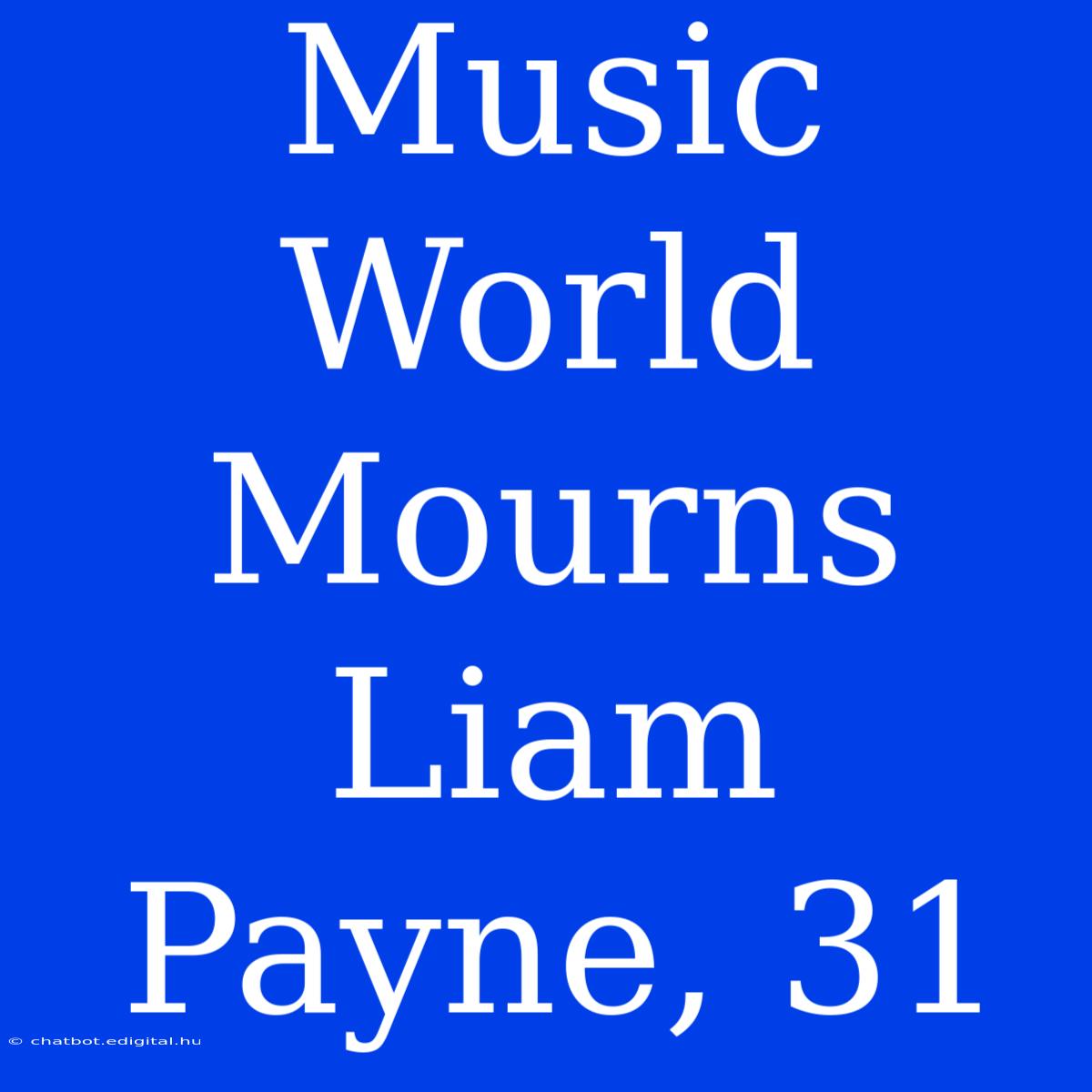 Music World Mourns Liam Payne, 31 