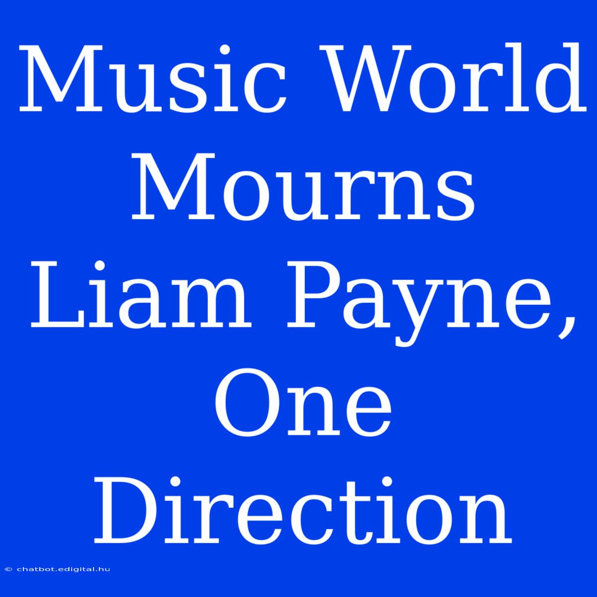 Music World Mourns Liam Payne, One Direction 