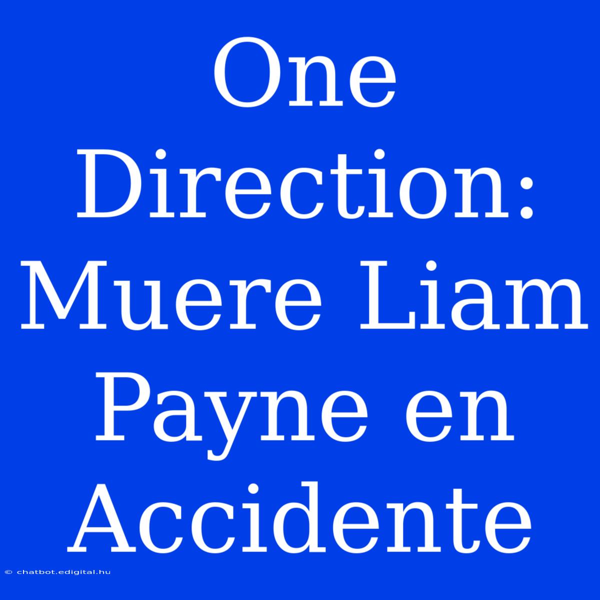 One Direction: Muere Liam Payne En Accidente