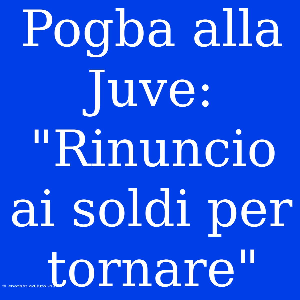 Pogba Alla Juve: 