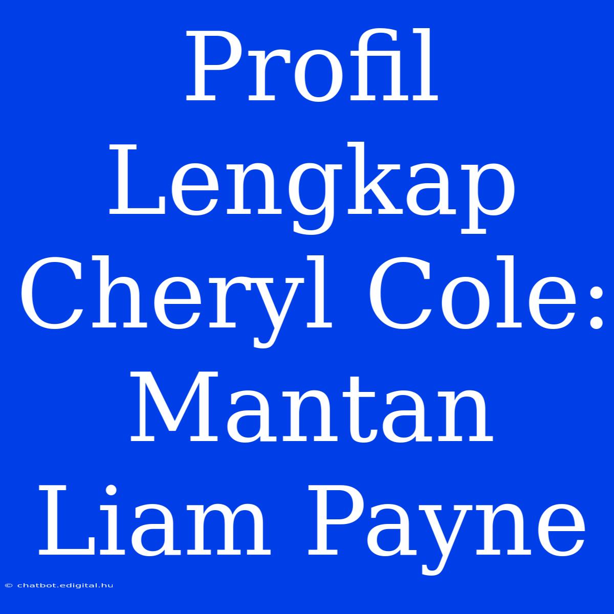 Profil Lengkap Cheryl Cole: Mantan Liam Payne