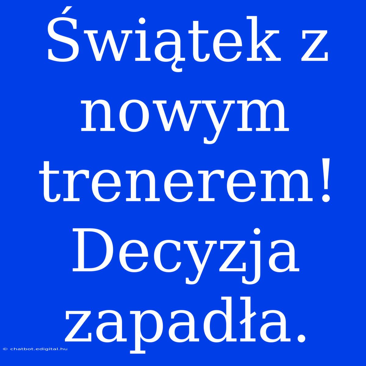 Świątek Z Nowym Trenerem! Decyzja Zapadła.