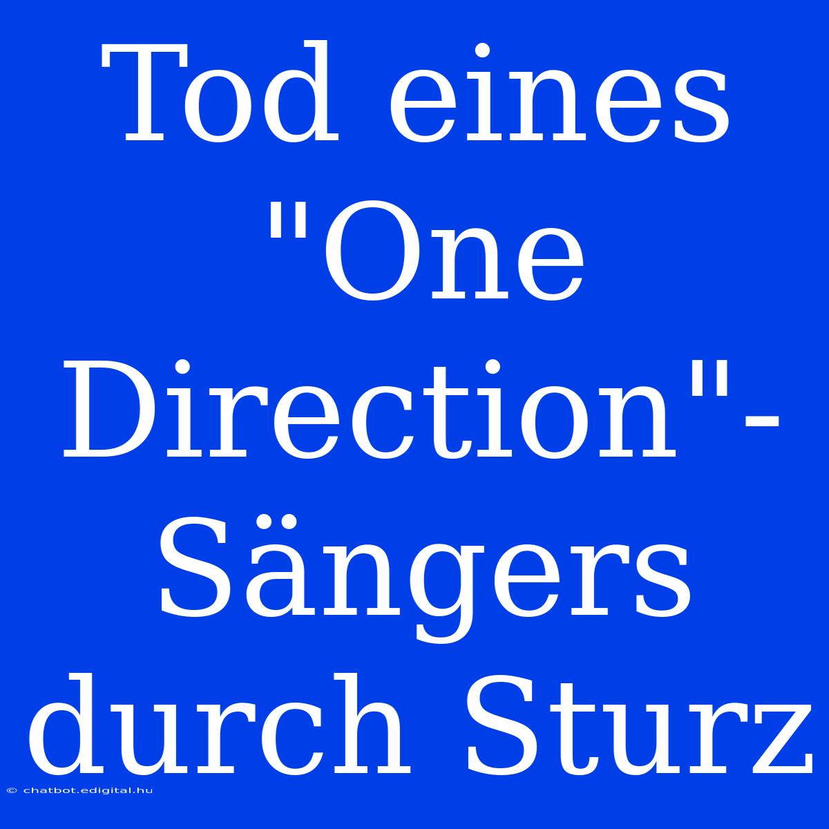 Tod Eines 