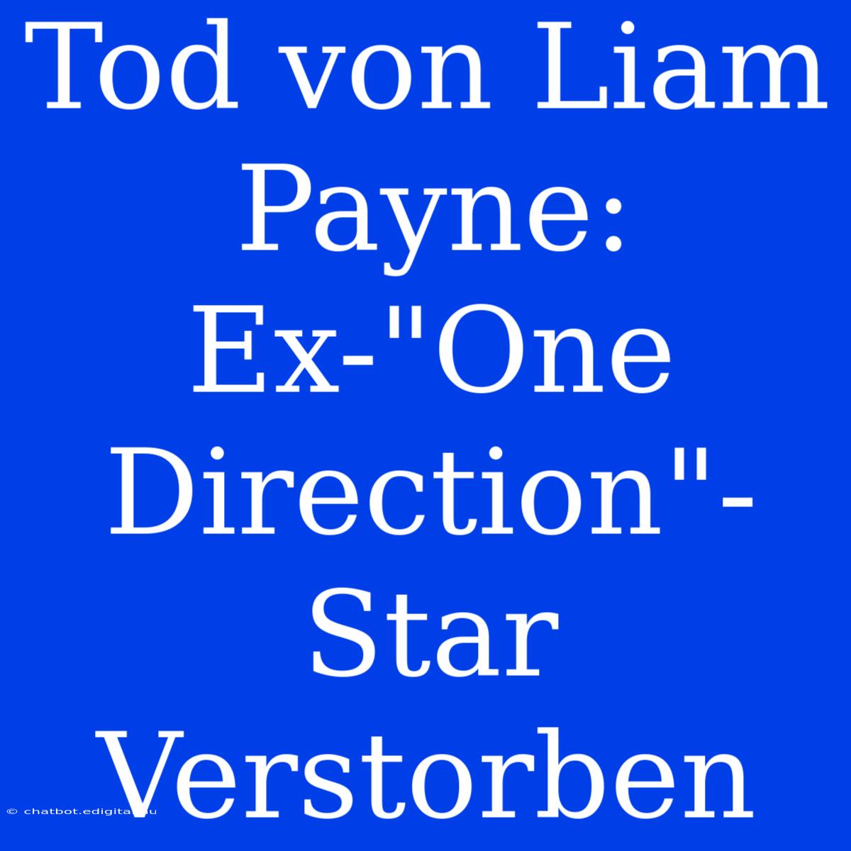 Tod Von Liam Payne: Ex-