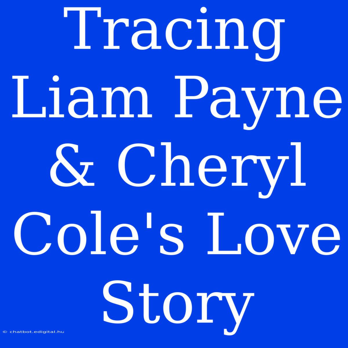 Tracing Liam Payne & Cheryl Cole's Love Story 