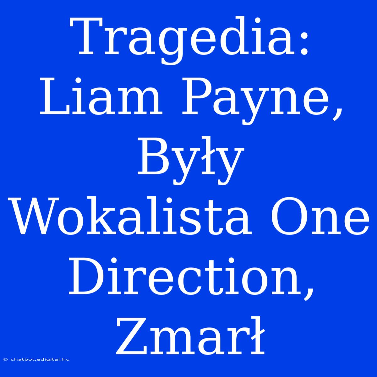 Tragedia: Liam Payne, Były Wokalista One Direction, Zmarł