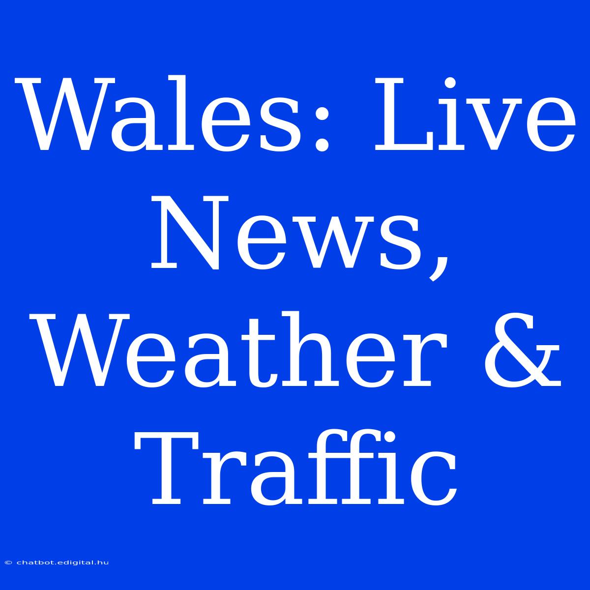 Wales: Live News, Weather & Traffic