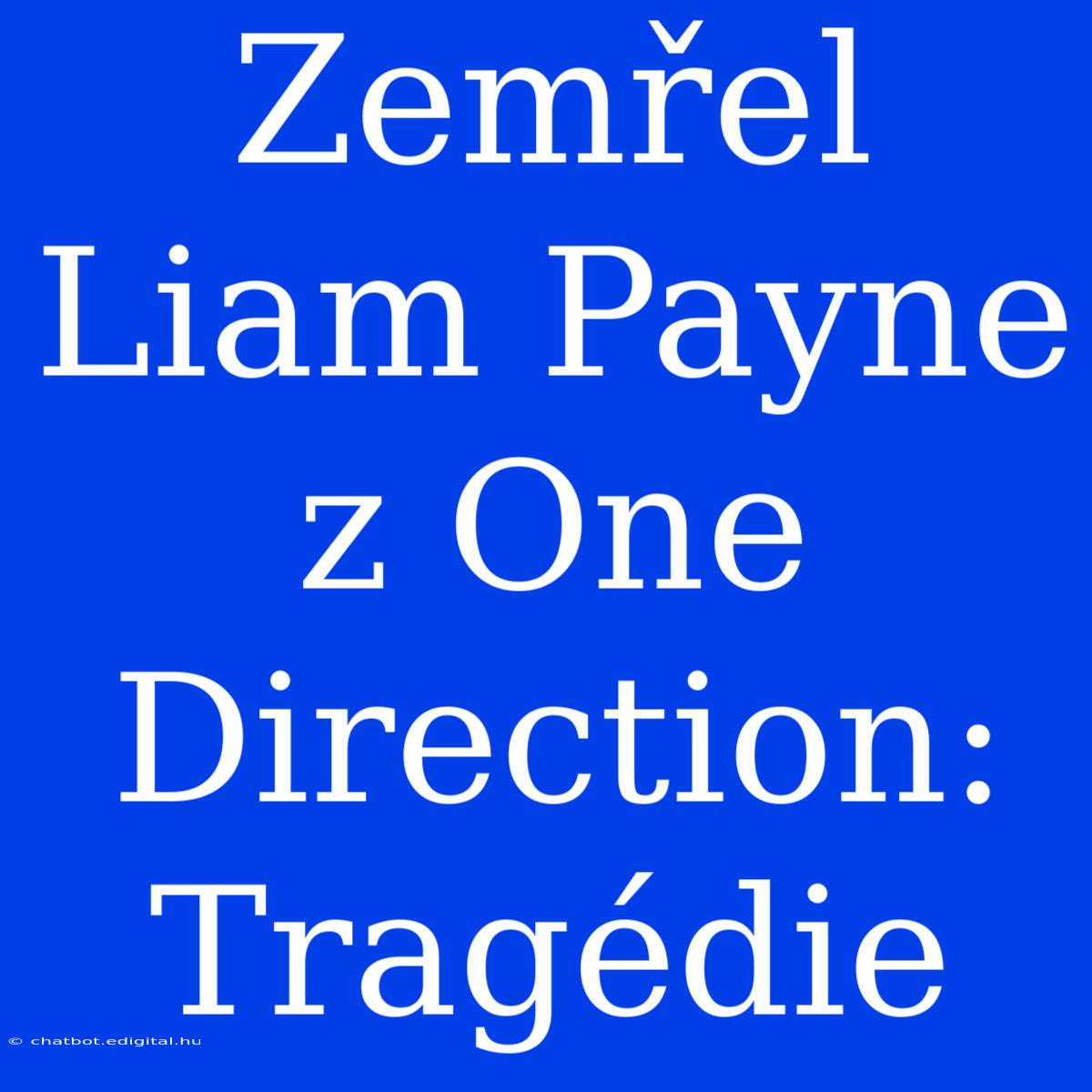 Zemřel Liam Payne Z One Direction: Tragédie